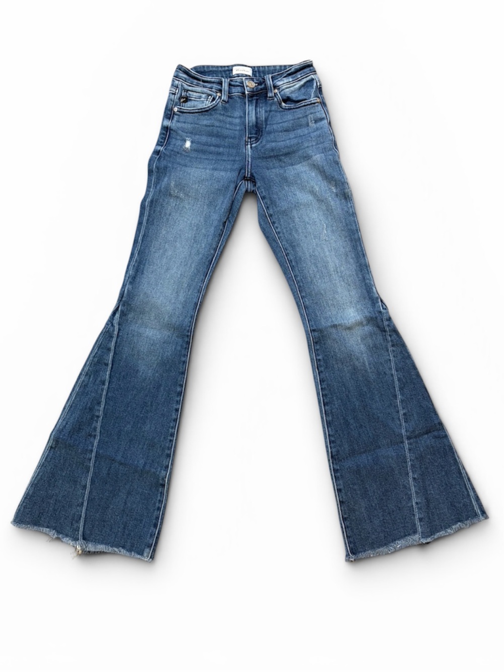 KanCan Dark Wash High-Rise Flare Jeans